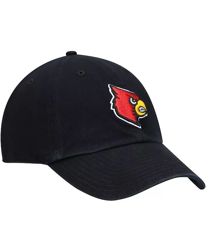 

Мужская черная регулируемая шляпа Louisville Cardinals Vintage Clean Up '47 Brand, черный