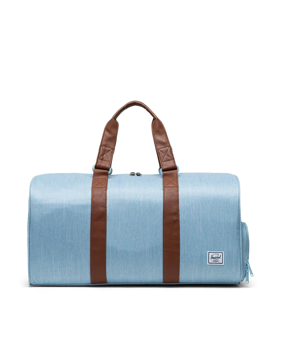 

Мужская дорожная сумка 33 л синего цвета на молнии Herschel, синий