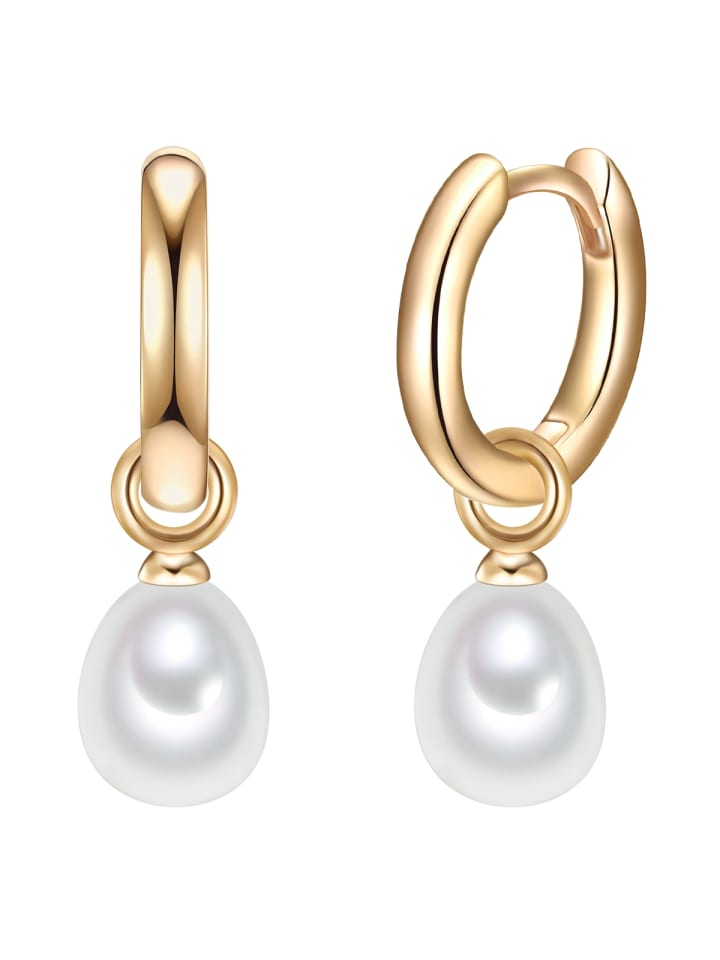 

Valero Pearls Серьги из стерлингового серебра с культивированной пресноводной жемчужиной в оправе из желтого золота