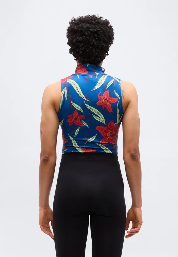 Верхняя часть комбинезона в стиле фермерского дома Adidas Sportswear, Super Green/Tactile Red/Dark Marine — фото 3