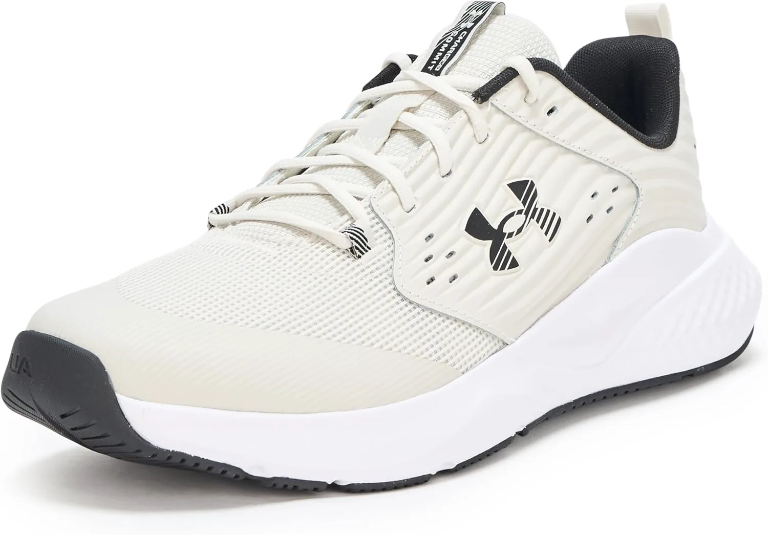 Кроссовки для мужчин Under Armour Charged Commit Trainer 4, белый/черный