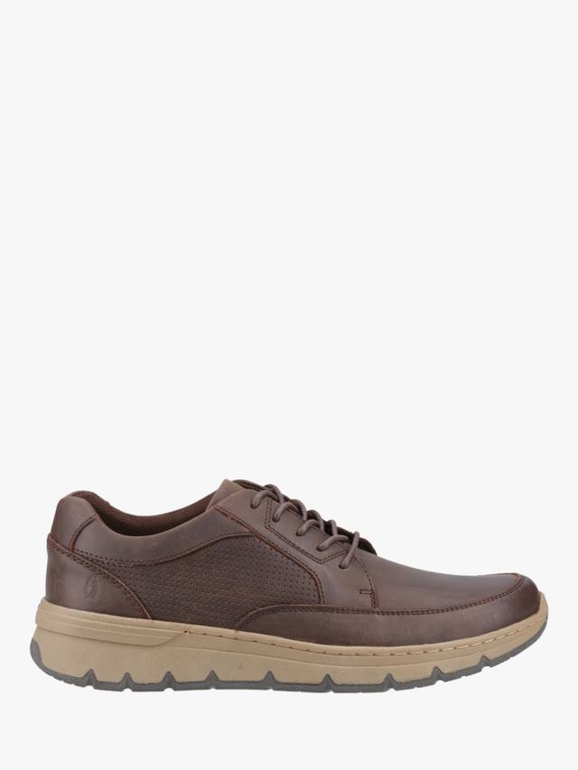 

Туфли-дерби из кожи нельсона Hush Puppies, коричневый