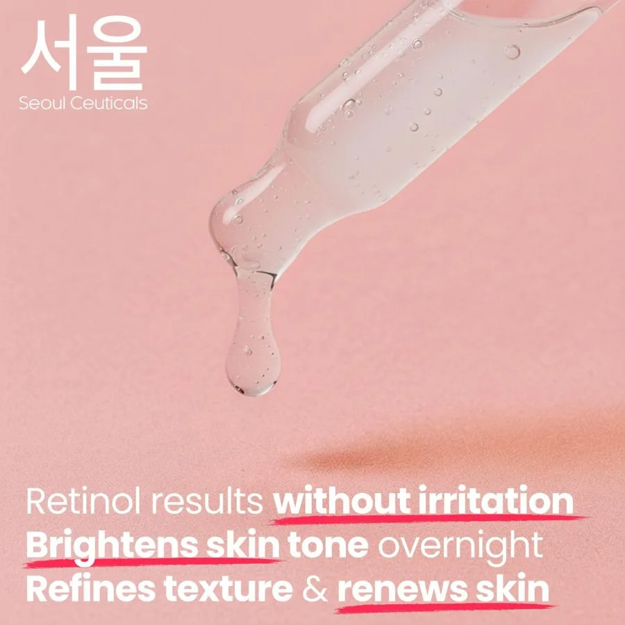 Сыворотка Seoul Ceuticals — Корейская для ухода за кожей Ultra Retinol Night Serum K Beauty Skincare — фото 2