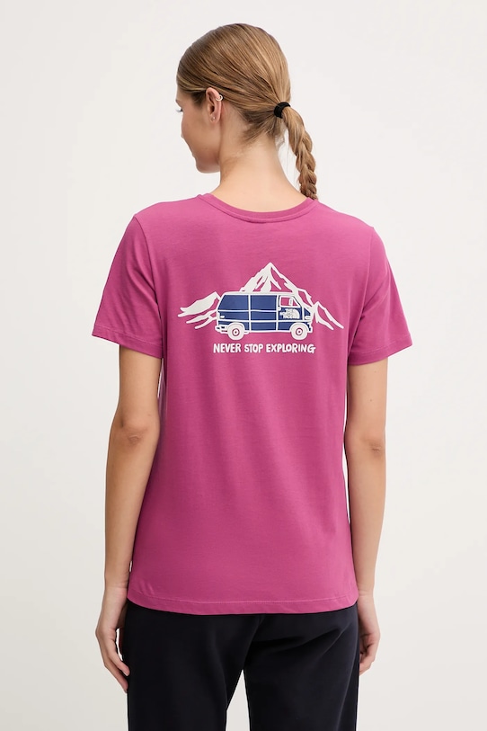 

Футболка Outdoor Graphic The North Face, розовый
