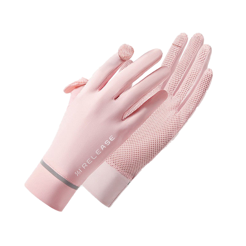 

Перчатки Ice Silk, Mesh для защиты от солнца, унисекс 361°, светло-розовый