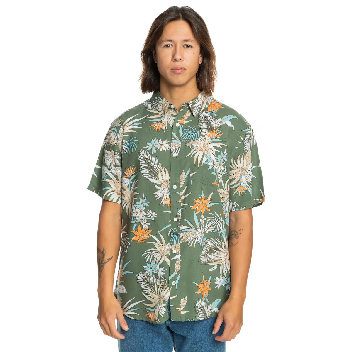 

Мужская рубашка Lemnas Quiksilver, зеленый