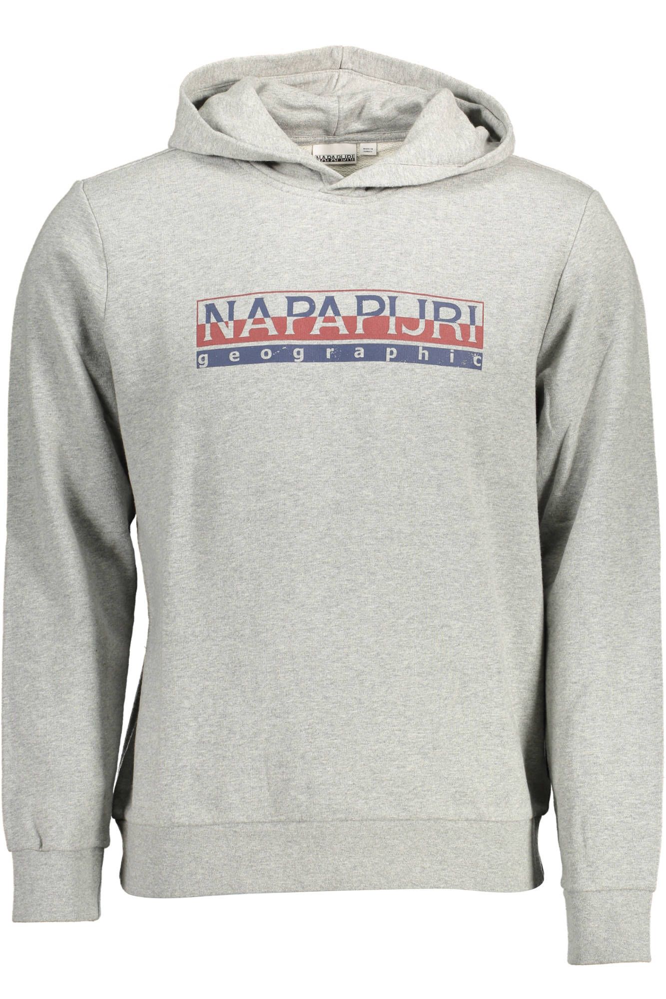 

Серый хлопковый мужской свитер Napapijri