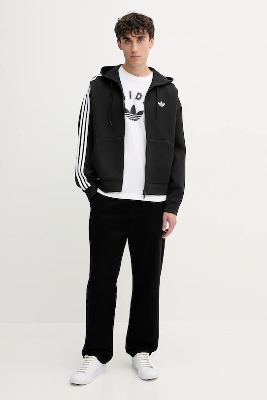 Толстовка Худи для прогулок Adidas Originals, черный — фото 2
