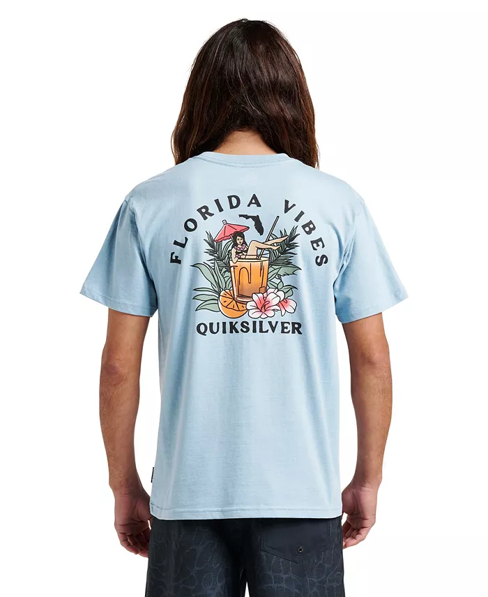 

Мужская футболка Florida Vibes Quiksilver, синий