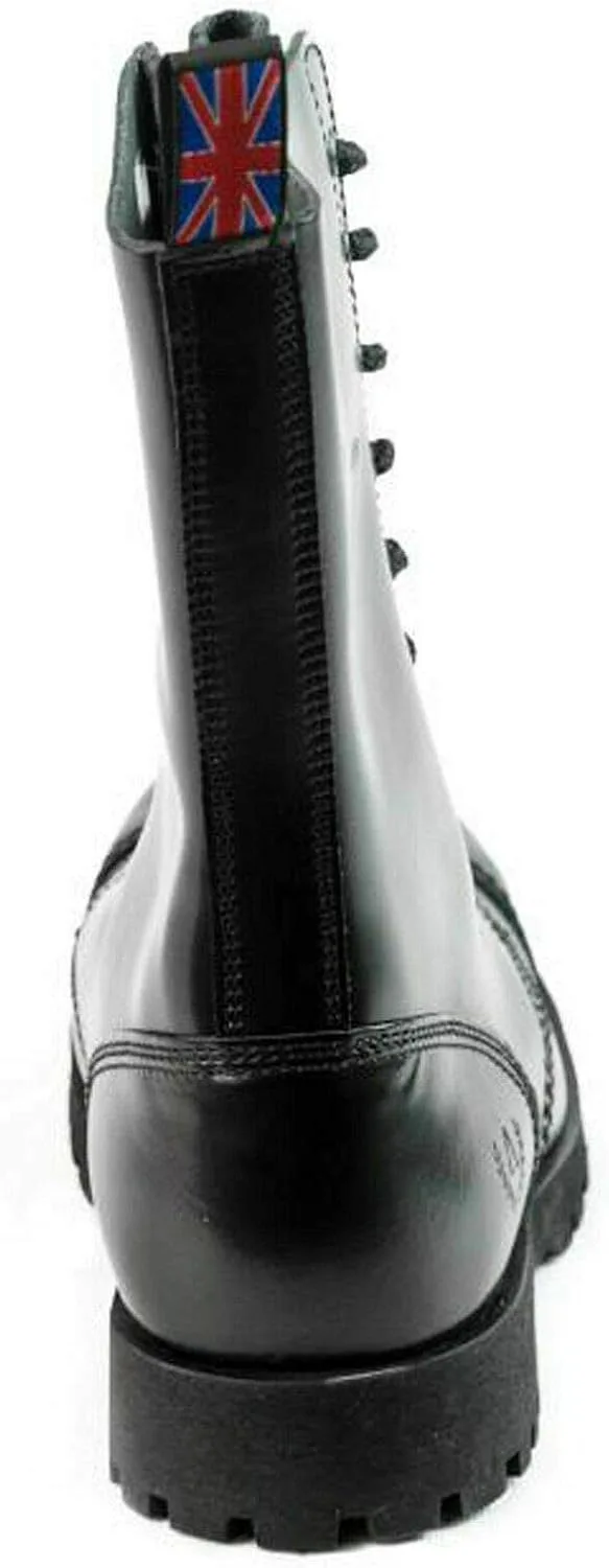 Ботинки Alpha Rangers 10-Hole Ranger Festival Army Gothic Leather Combat Boots Original Alpha Rangers, черный — фото 4