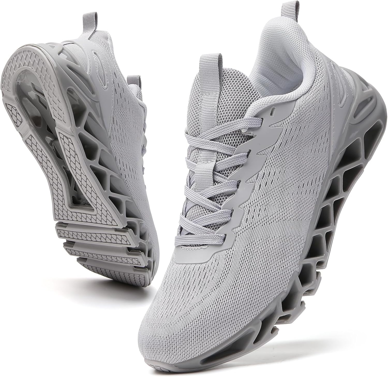 

Спортивные беговые кроссовки SKDOIUL для мужчин, дышащая сетка, трейловые кроссовки, модные кроссовки, светло-серый