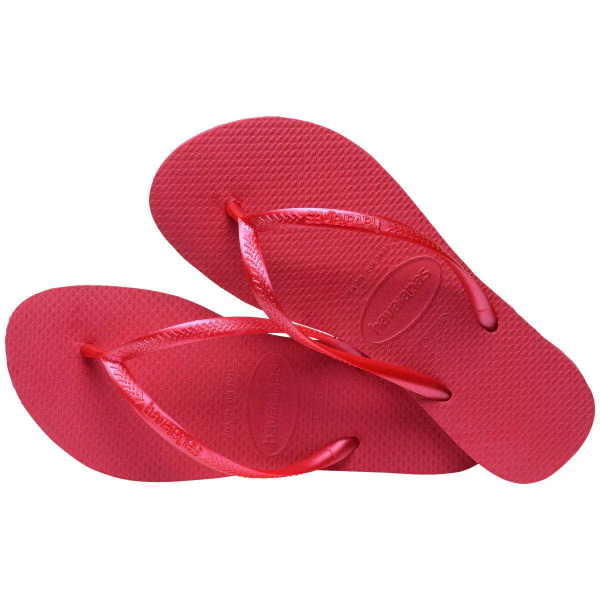 Женские сланцы для плавания Havaianas Slim, темно-розовый — фото 3