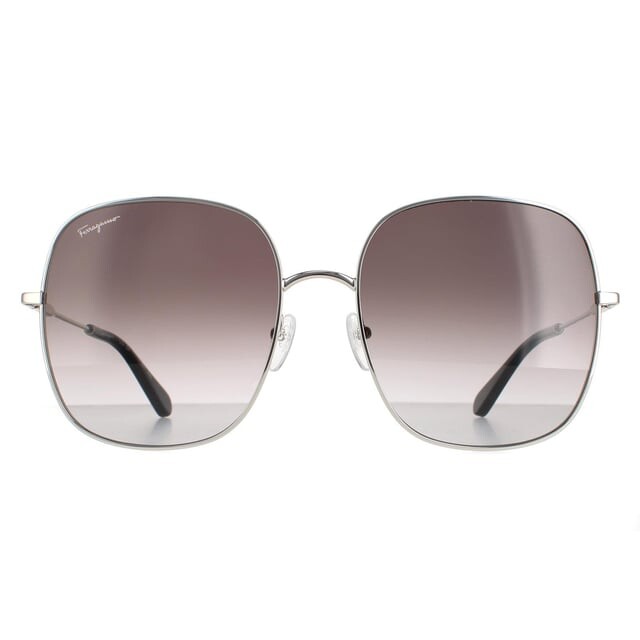 

Квадратный женский серый градиент SF300s Salvatore Ferragamo, серебряный