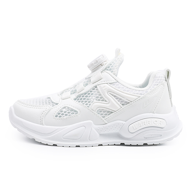 

WARRIOR Износостойкие дышащие низкие детские повседневные кроссовки White Kids