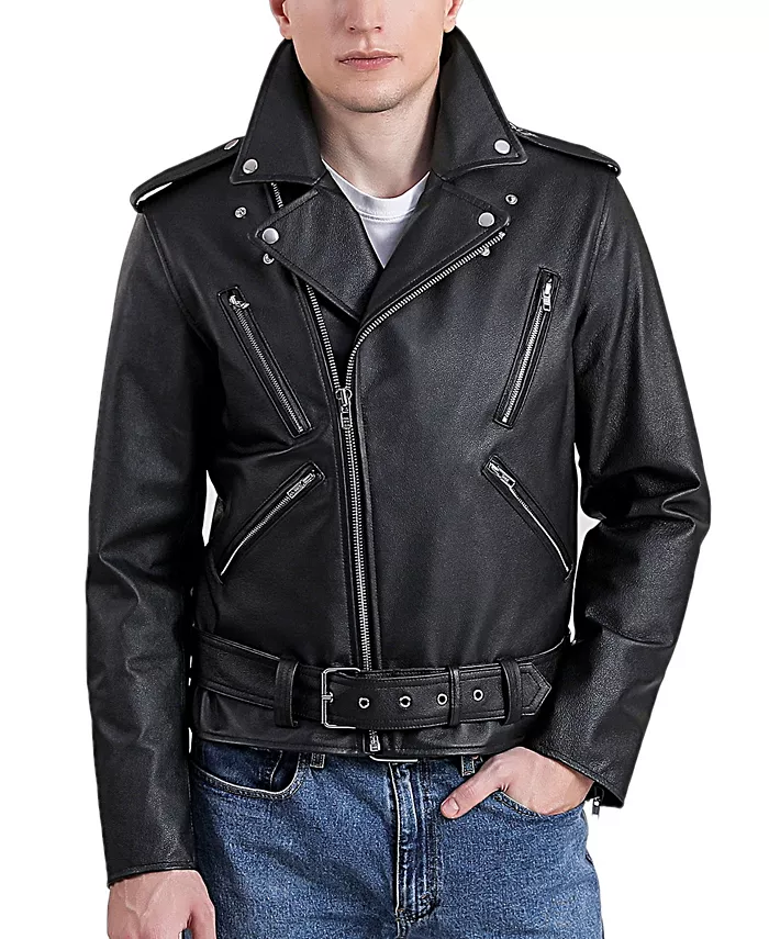 

Мужская кожаная куртка Urban Rider BGSD, черный