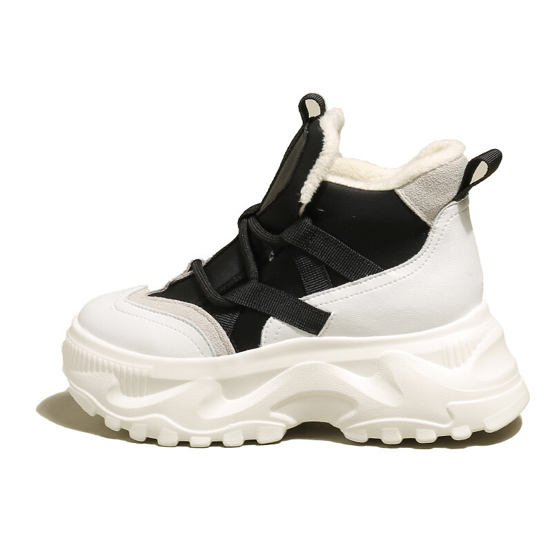 

Кроссовки женские Chunky High-Top черного/белого цвета Teresa