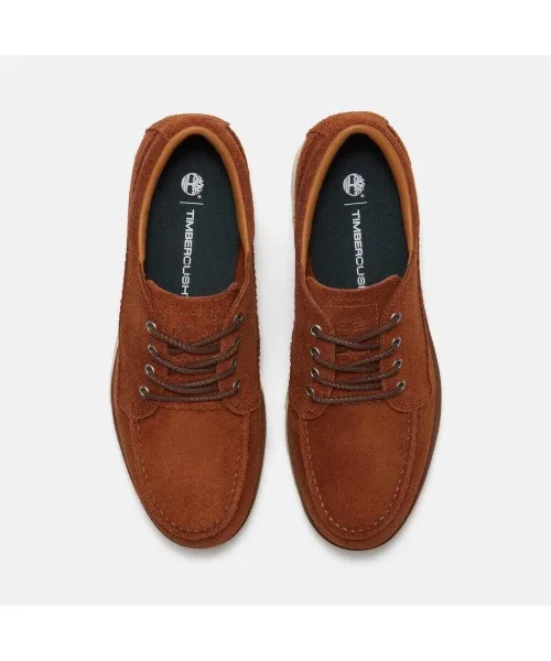 Мужские туфли Timberland Britton Mills из замши коричневые — фото 2