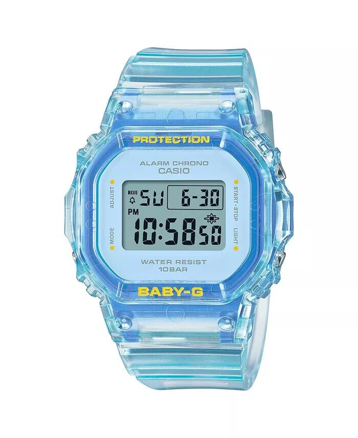 

Женские цифровые часы G-Shock с синей смолой, 37,9 мм BGD565SJ-2