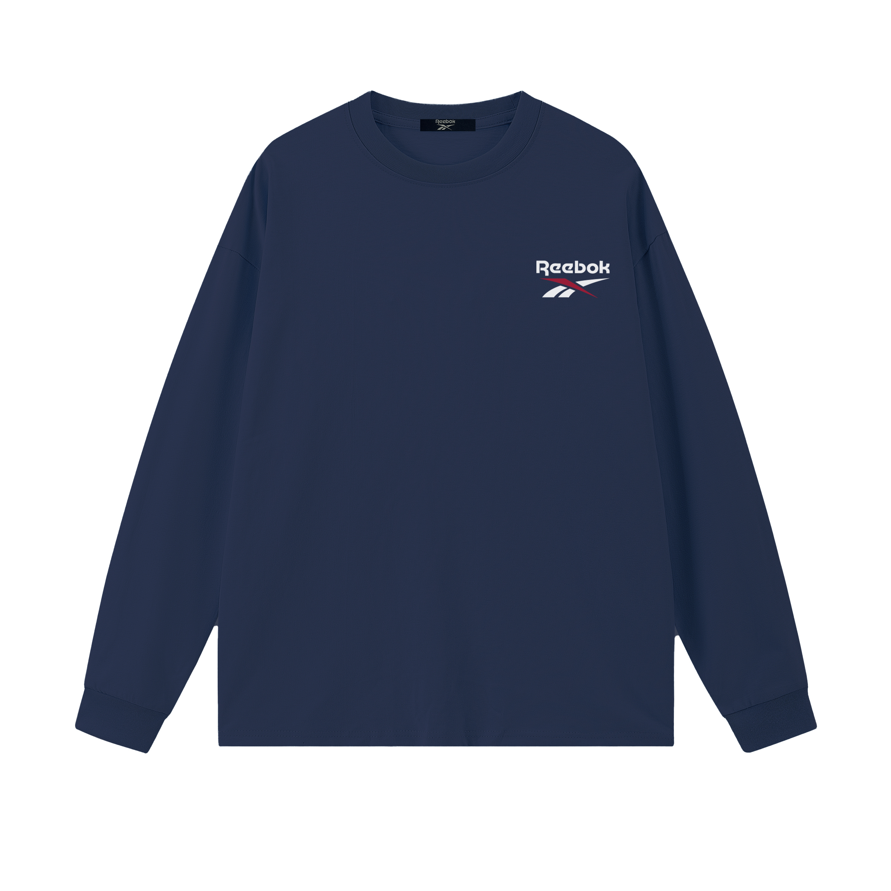 

Футболка Unisex Crew Neck Moderate Straight Fit Reebok, темно-синий