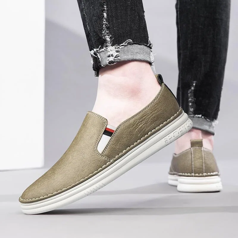 Лоферы повседневные, водонепроницаемые, нескользящие Beige DHFIRUFSHLO — фото 3