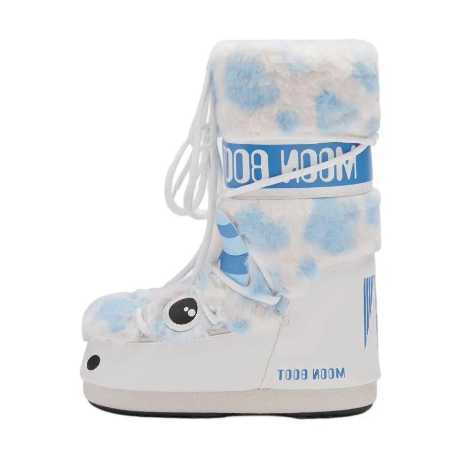 

Детские зимние ботинки Icon Yeti Moon Boot, белый/синий