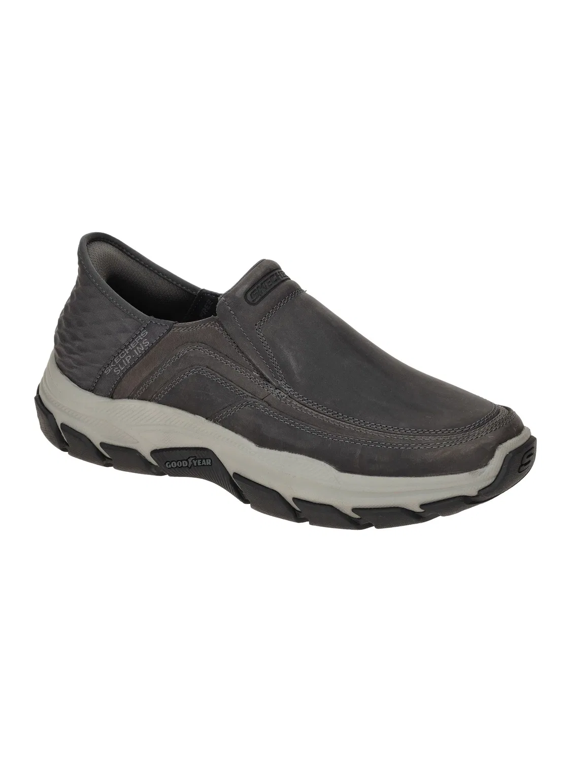 Тапочки 'Skechers RESPECTED Schuhe grau SLIP-INS 204810' Skechers, Grey
