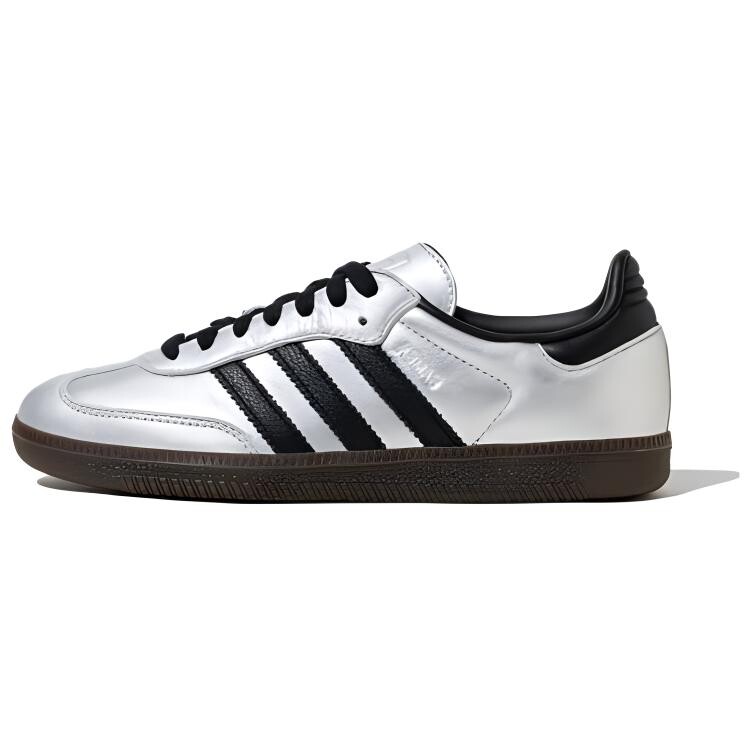 

Кроссовки Adidas Samba OG Silver Metallic Black Gum Women's, черный
