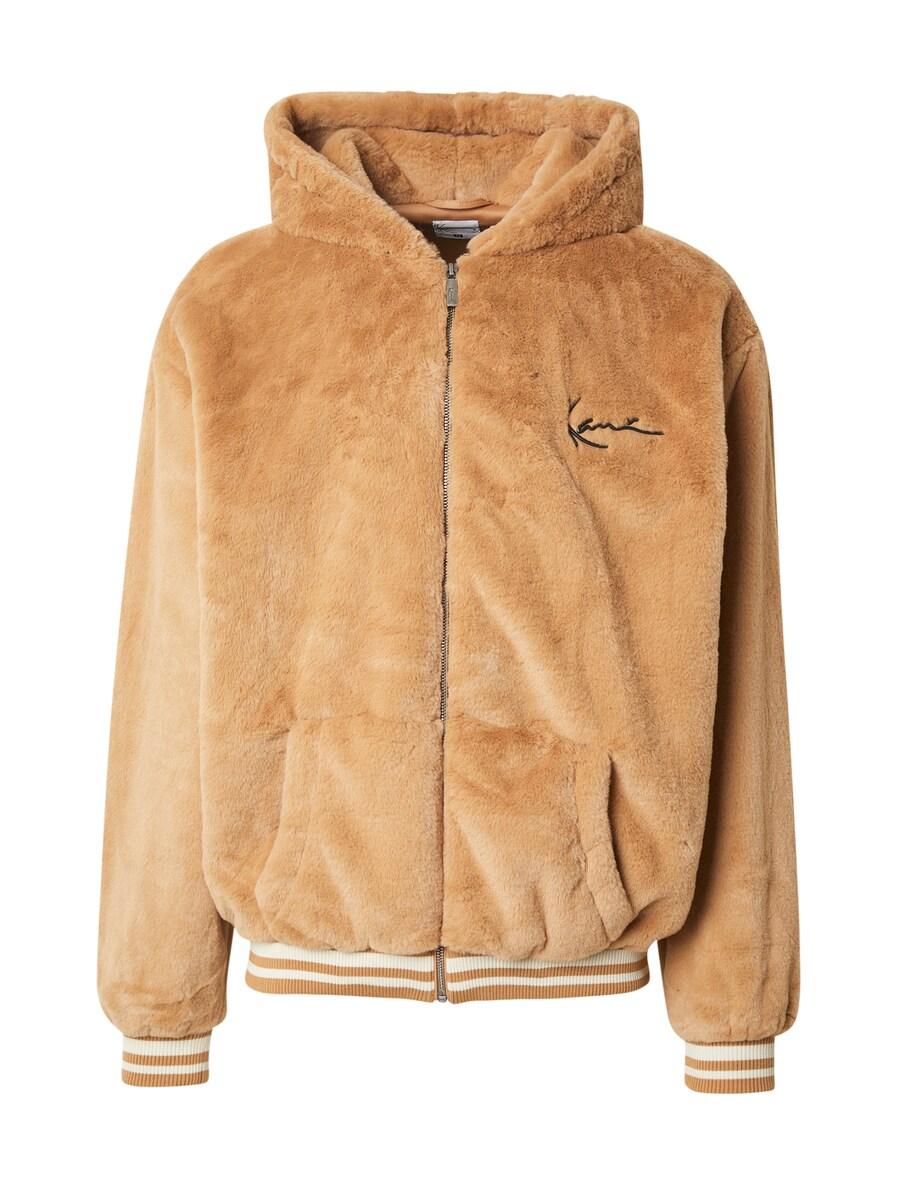 

Худи с капюшоном на молнии Karl Kani, Cream/Sand/Dark beige