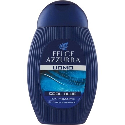 

Felce Man Cool Blue 2 в 1 бодрящий гель для душа и шампунь с освежающим ароматом 250 мл, Azzurra