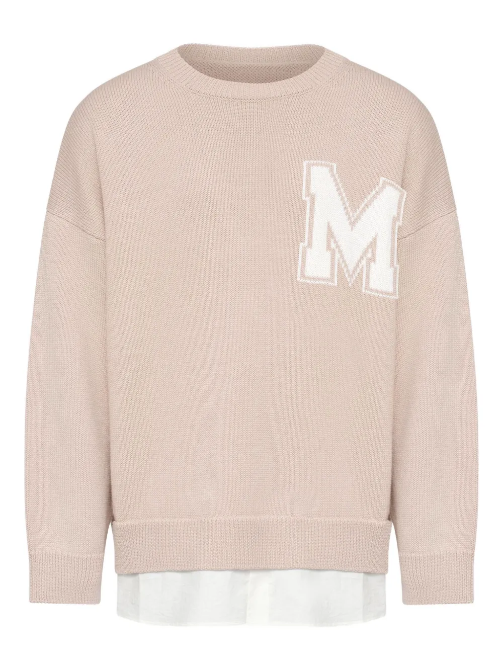 

Свитер с круглым вырезом Mm6 Maison Margiela, нейтральный