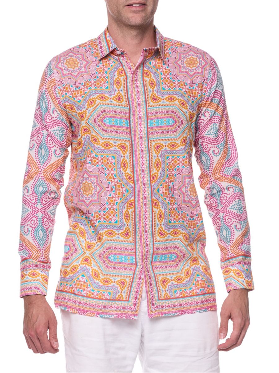 

Рубашка Slim Fit из льняной смеси Ranee's, разноцветный