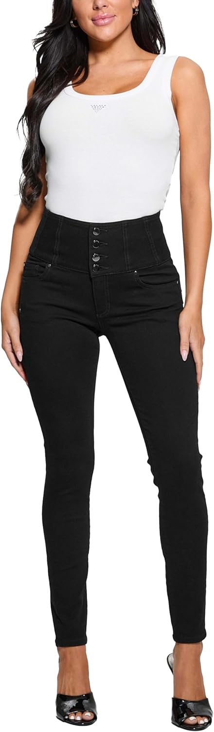 

Джинсы GUESS Womens Eco Corset Shape Up Skinny Jean, Seductive Black