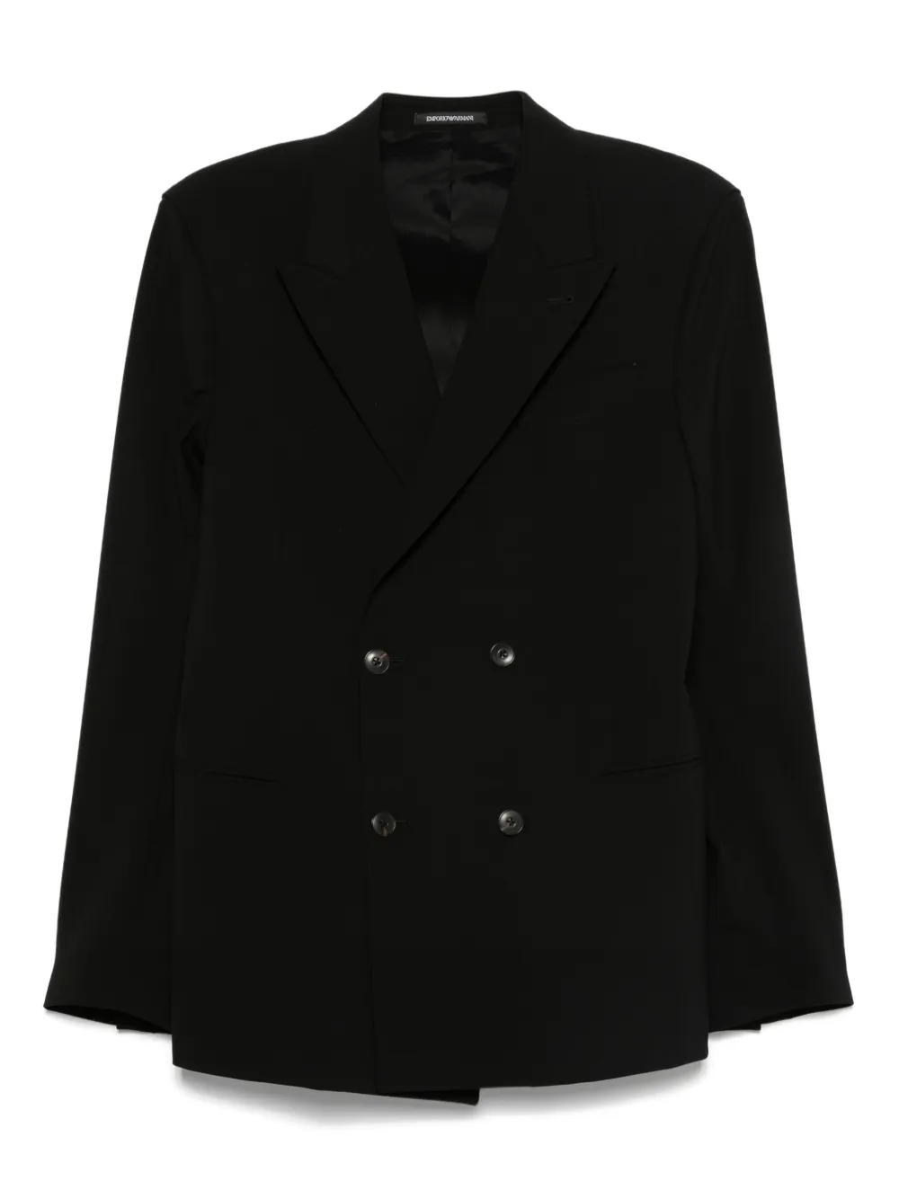 

Костюм с двубортным пиджаком EMPORIO ARMANI, черный