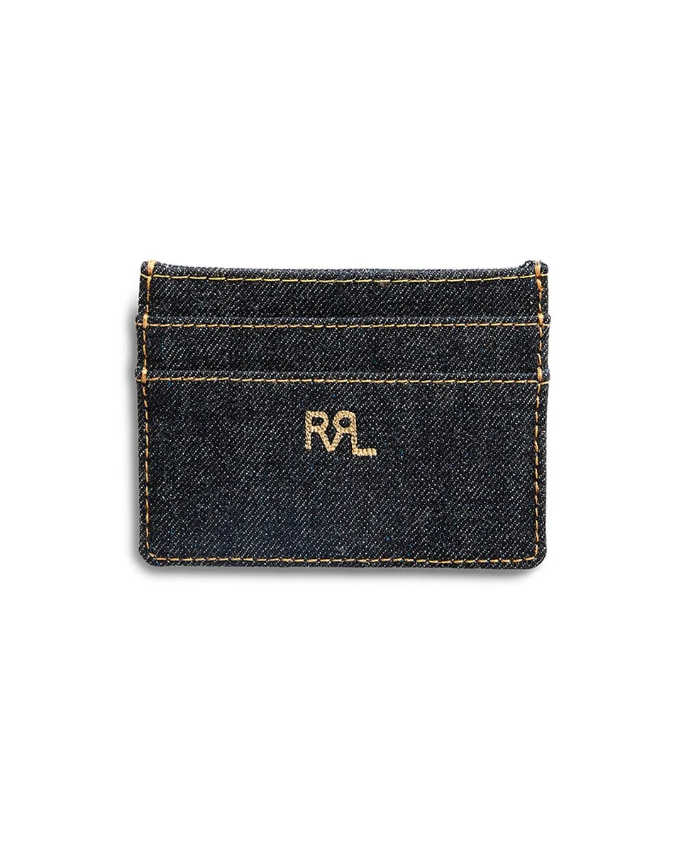 

Мужской кошелек из денима Double RL Polo Ralph Lauren, индиго