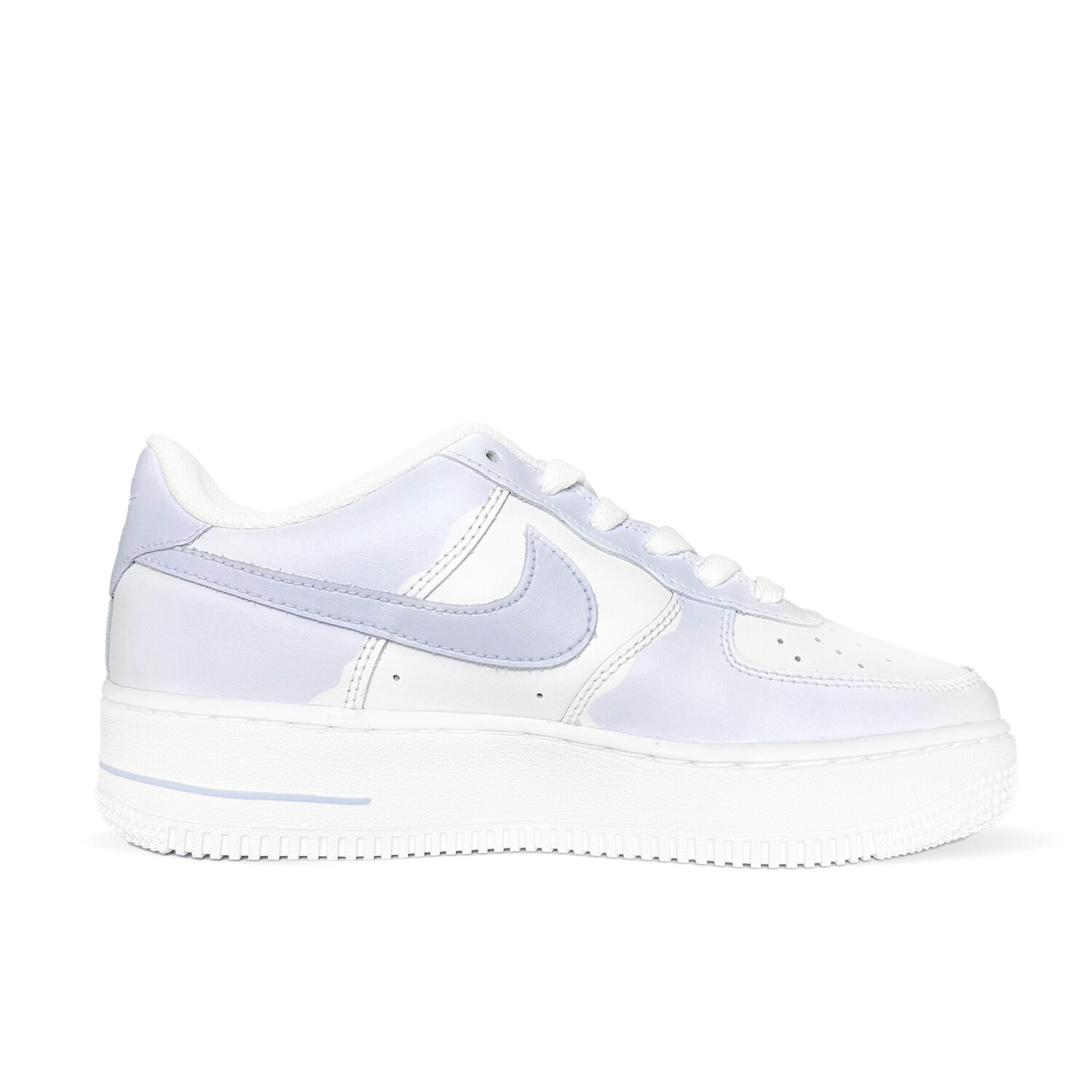 Кроссовки Nike Air Force 1 Skateboarding Shoes Women's Low-top White Blue, голубой — фото 2