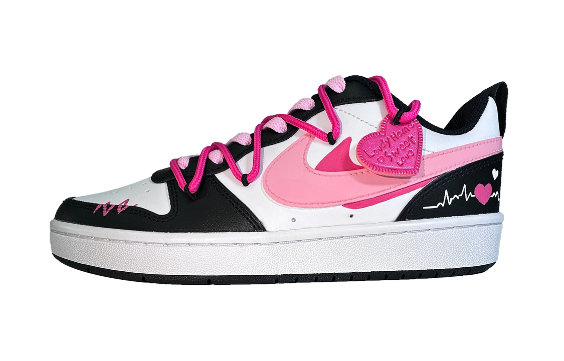 

Женские кроссовки для скейтбординга Nike Court Borough Low, Black/Pink