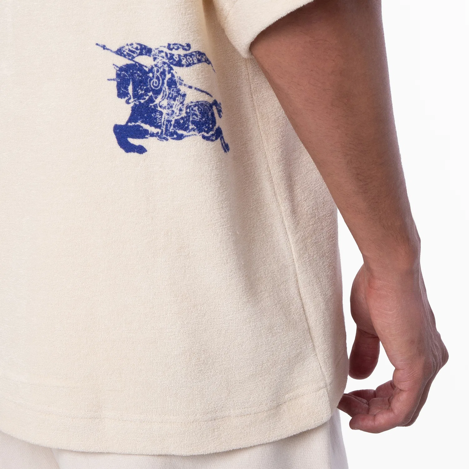 Футболка хлопковая махровая EKD Cotton Towelling T-Shirt Burberry, Calico — фото 2
