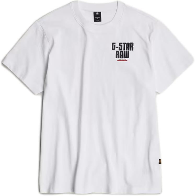 

G-STAR RAW Футболка G Star RAW мужская белая, Белый, G-STAR RAW Футболка G Star RAW мужская белая