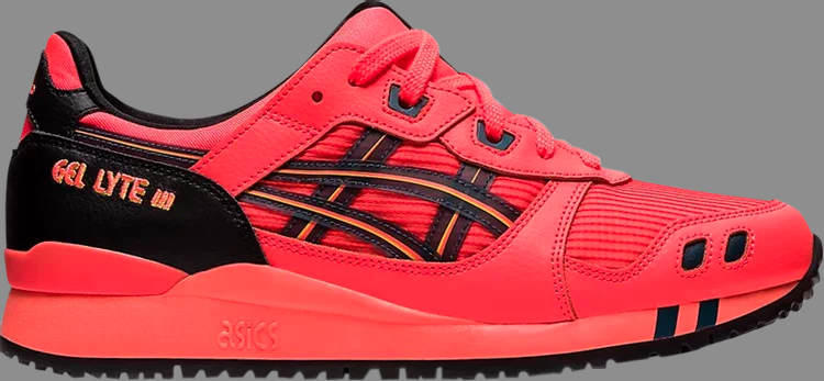 Кроссовки gel lyte 3 'sunrise red' Asics, красный - фото