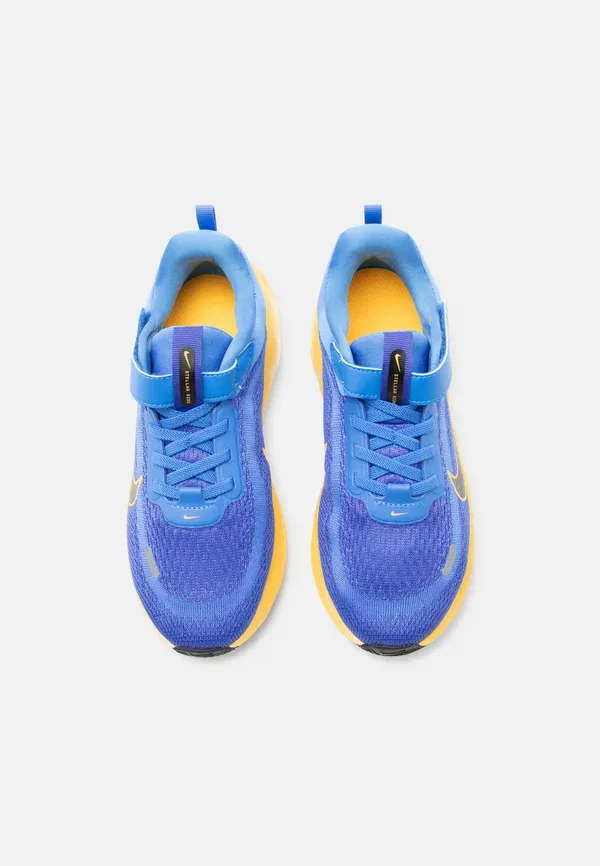 Кроссовки для бега с сетчатым верхом Stellar Ride Nike Performance Crystal/Off Noir/Lapis/Volt Tint/Lime Blast, черный/синий — фото 4