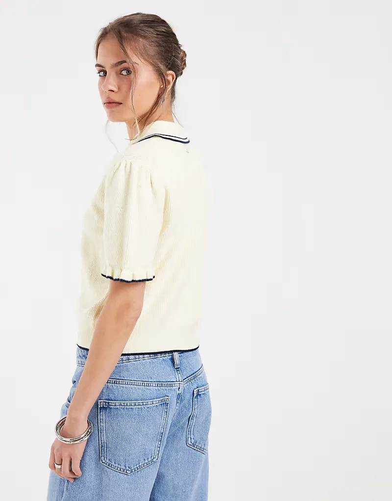 Супермягкая поло-рубашка Levi's с коротким рукавом, желтый — фото 2
