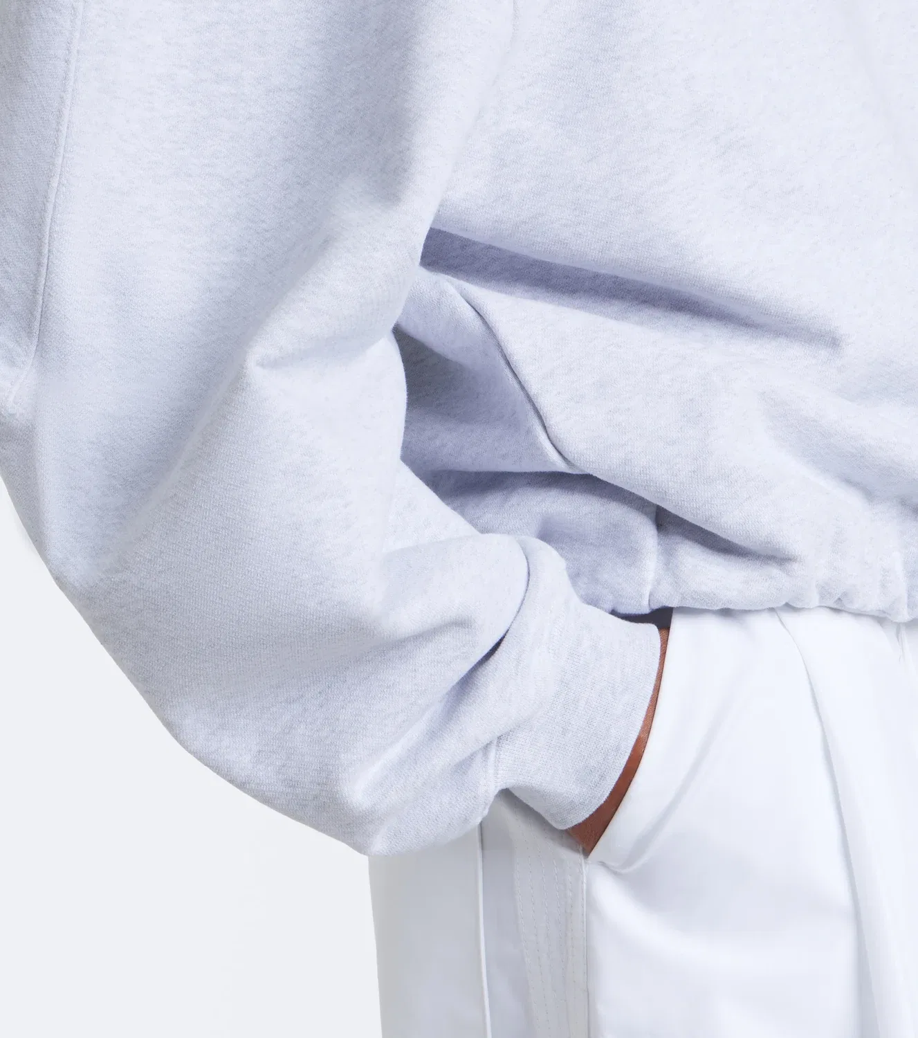 Свитшот хлопковый с принтом Ruban Jacquemus, серый — фото 4