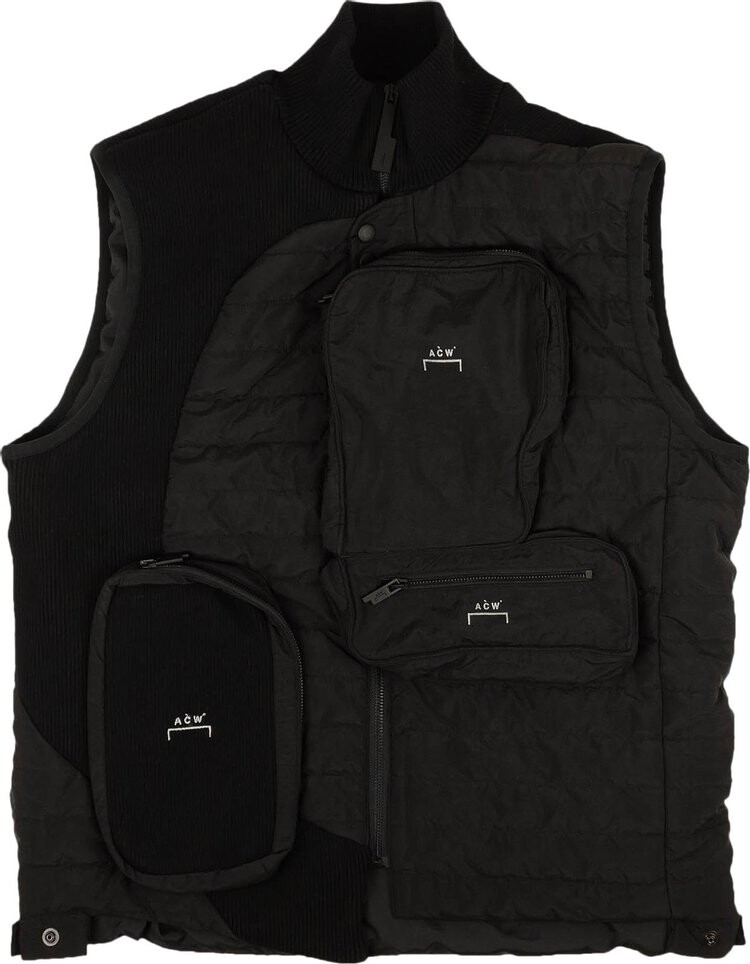 

Пуховик A-Cold-Wall* Puffer Vest 'Black', черный