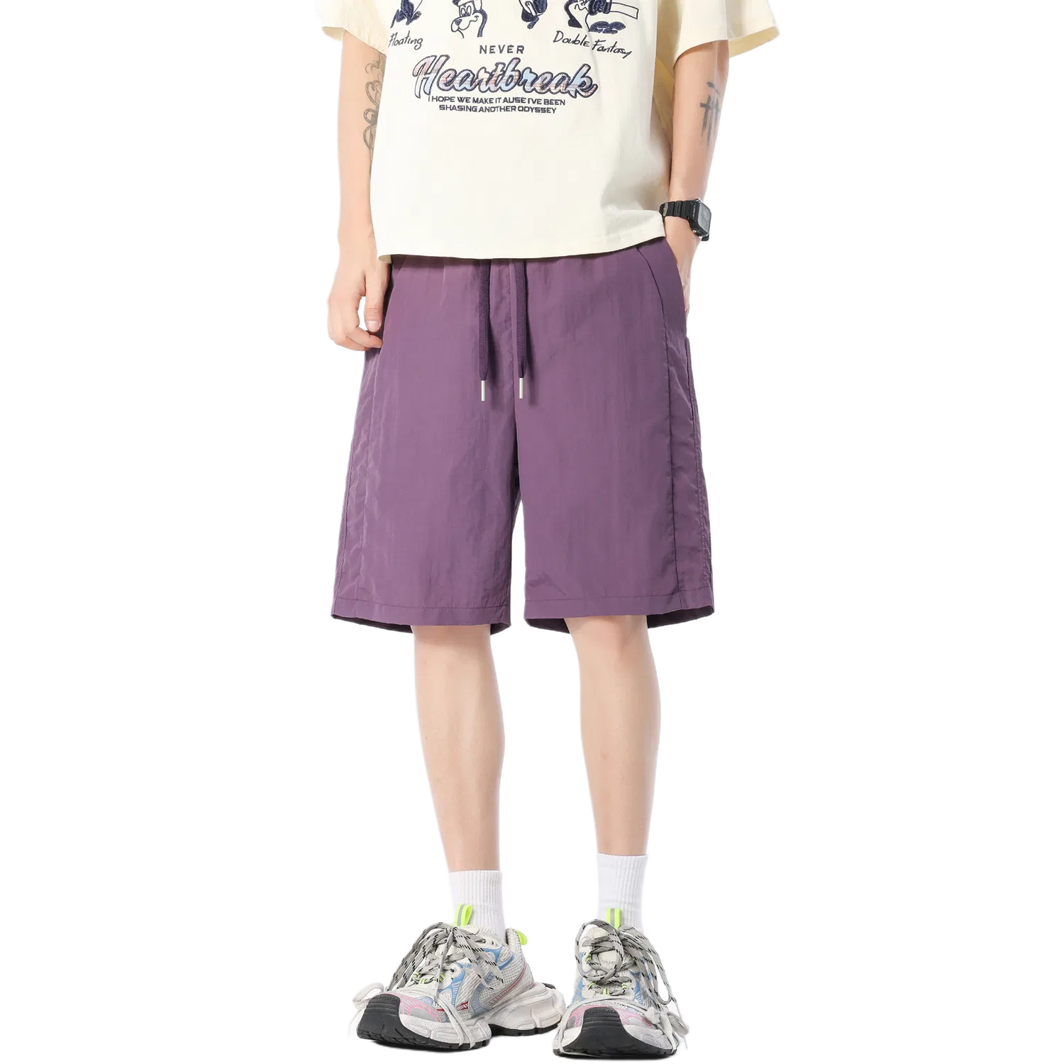 Детские шорты повседневные тонкие Jeep, Grape Purple