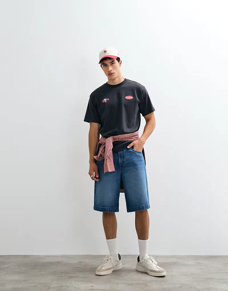 Футболка Levi's свободного кроя с графическим принтом, черный — фото 4