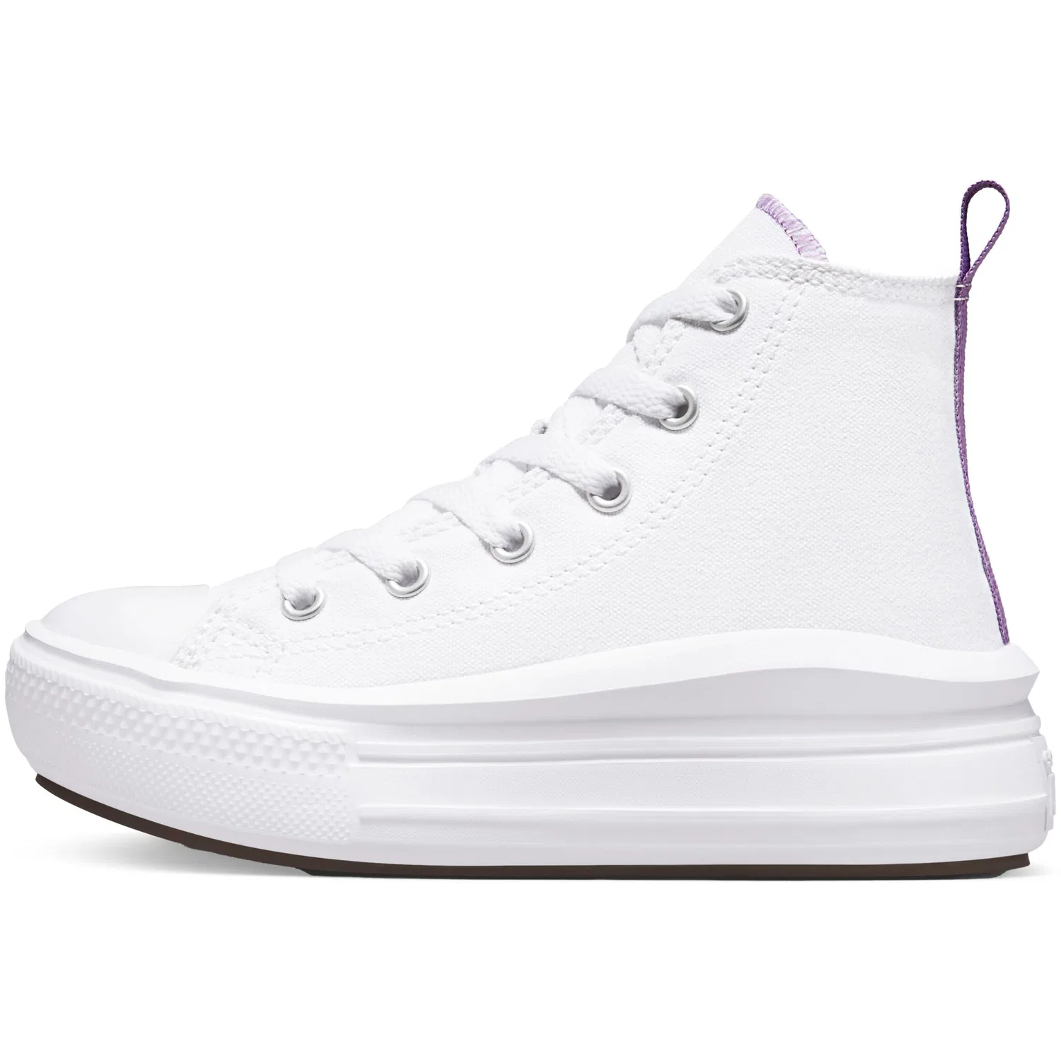 Детские кроссовки на шнуровке Converse, White — фото 2