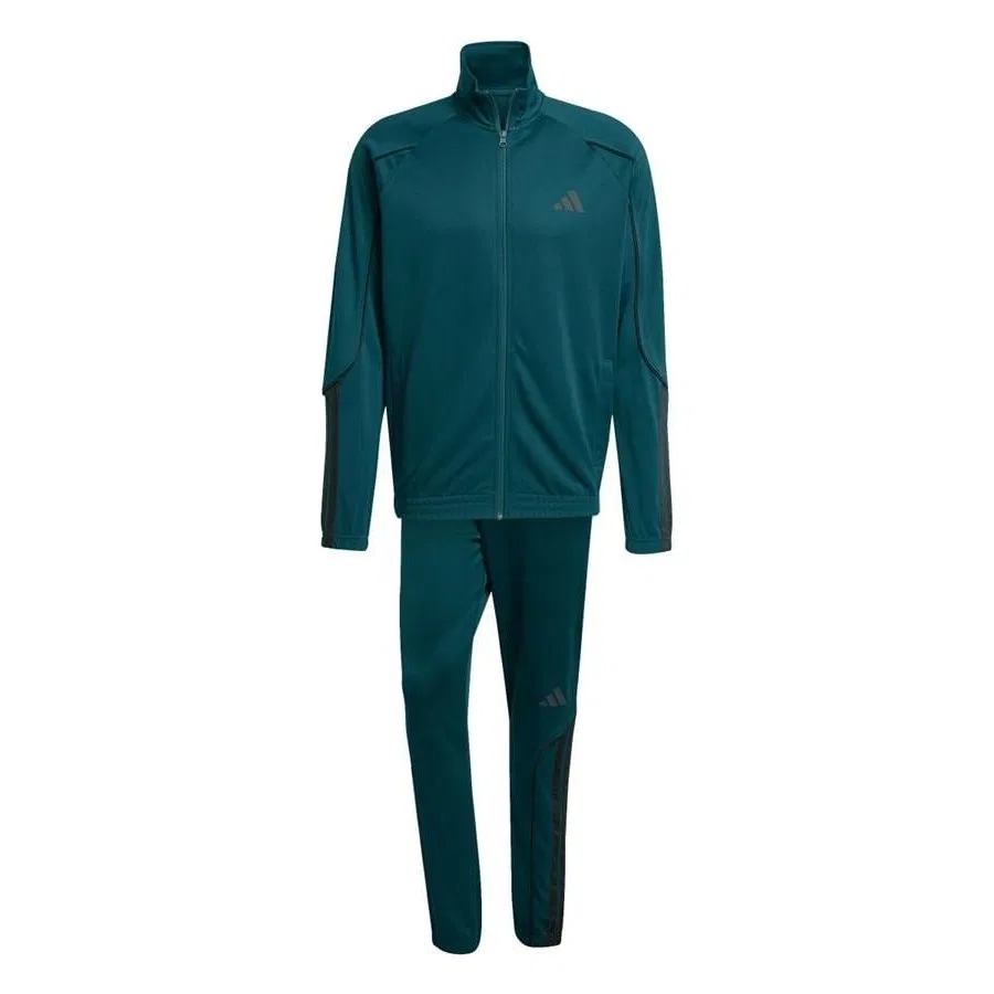 Спортивный костюм с молнией M 3s Stadium Ts JX5528 adidas, Зеленый