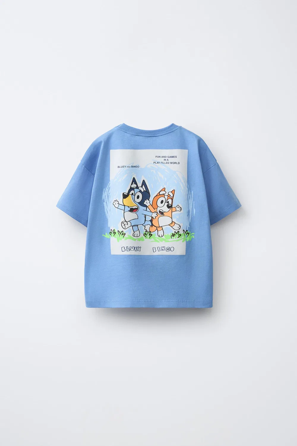 Футболка BLUEY LUDO STUDIO ZARA, Sky Blue — фото 2