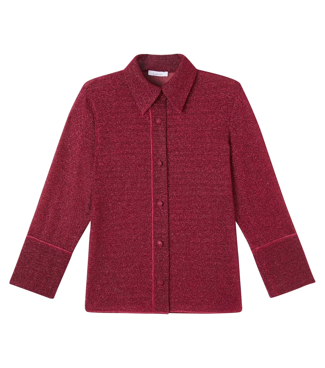 Рубашка с длинным рукавом Oseree Kids, бордовый