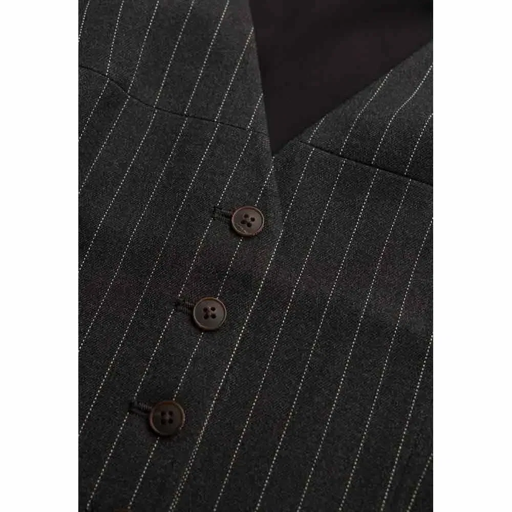 Жилет Superdry Pinstripe, черный — фото 4